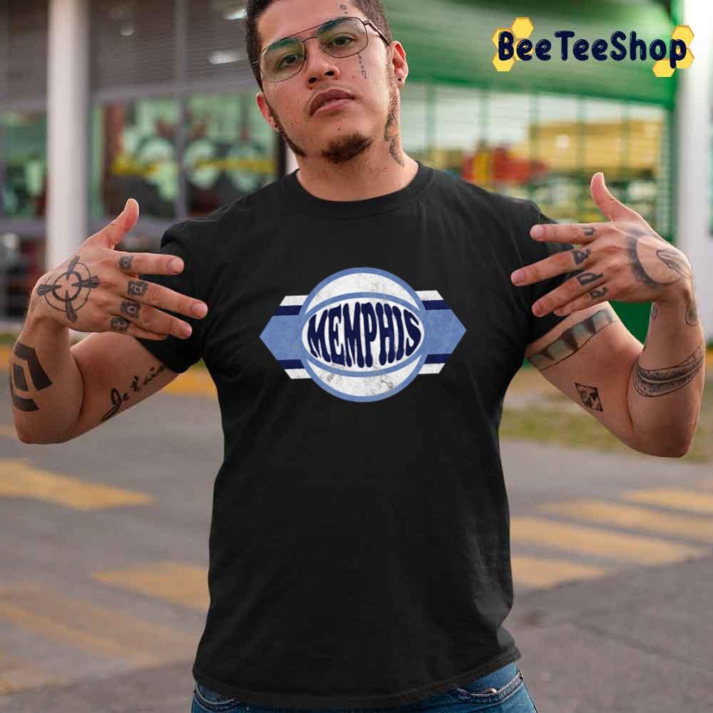 Retro And Distressed Ball And Stripe Memphis Grizzlies Unisex T-Shirt Retro And Distressed Ball And Stripe Memphis Grizzlies Unisex T-Shirt