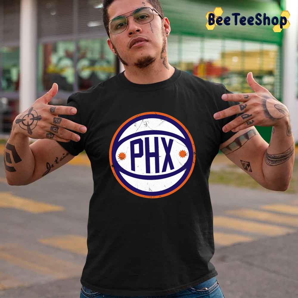 Retro Ball White Phoenix Suns Basketball Unisex T-Shirt Retro Ball White Phoenix Suns Basketball Unisex T-Shirt