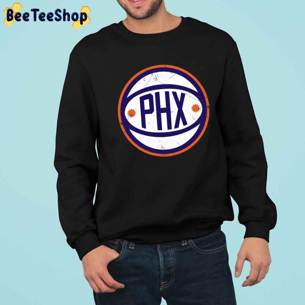 Retro Ball White Phoenix Suns Basketball Unisex T-Shirt Retro Ball White Phoenix Suns Basketball Unisex T-Shirt