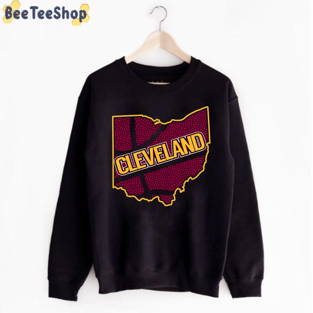 Retro Oh Outline Cleveland Cavaliers Basketball Unisex T-Shirt Retro Oh Outline Cleveland Cavaliers Basketball Unisex T-Shirt