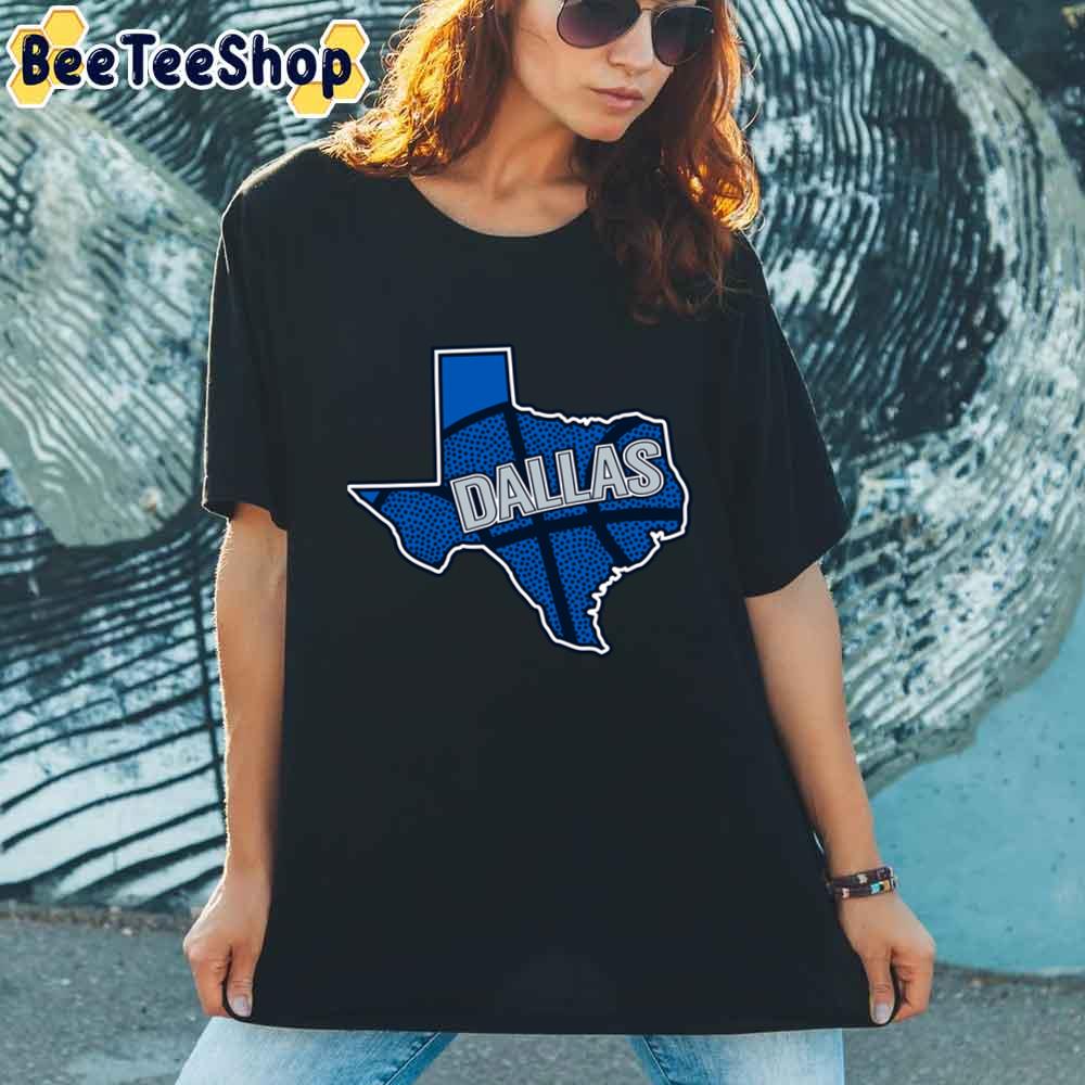 Retro Outline Dallas Mavericks Basketball Unisex T-Shirt Retro Outline Dallas Mavericks Basketball Unisex T-Shirt