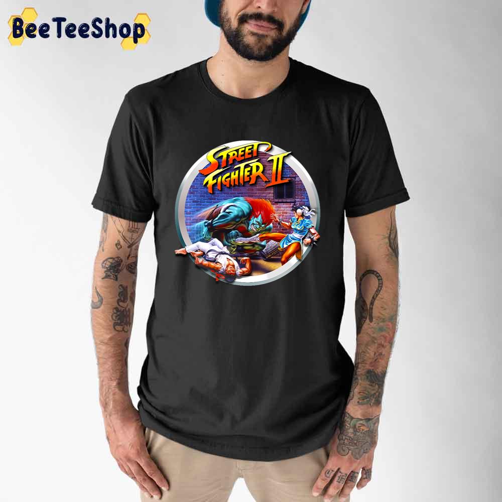 Retro Street Fighter Ii Game Unisex T-Shirt Retro Street Fighter Ii Game Unisex T-Shirt
