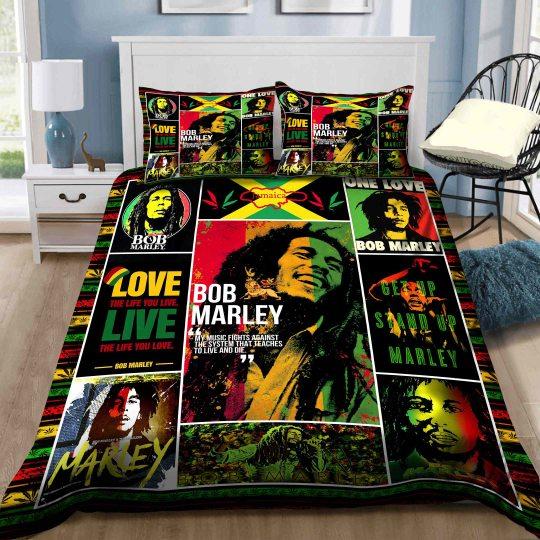Retro Vintage Bob Marley Bedding Set Retro Vintage Bob Marley Bedding Set