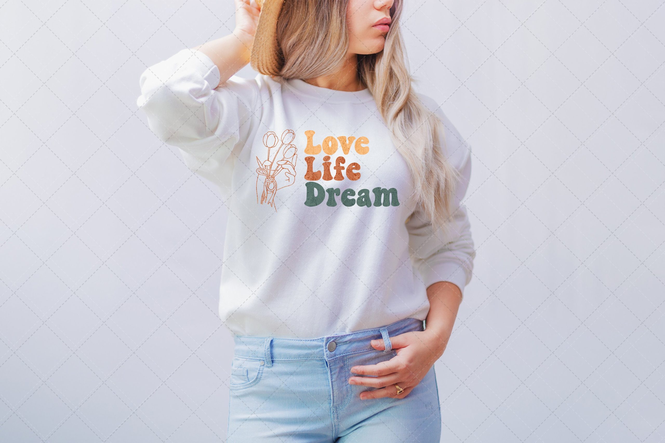 Retro Vintage Love Life Dream Hippie Unisex T-Shirt Retro Vintage Love Life Dream Hippie Unisex T-Shirt