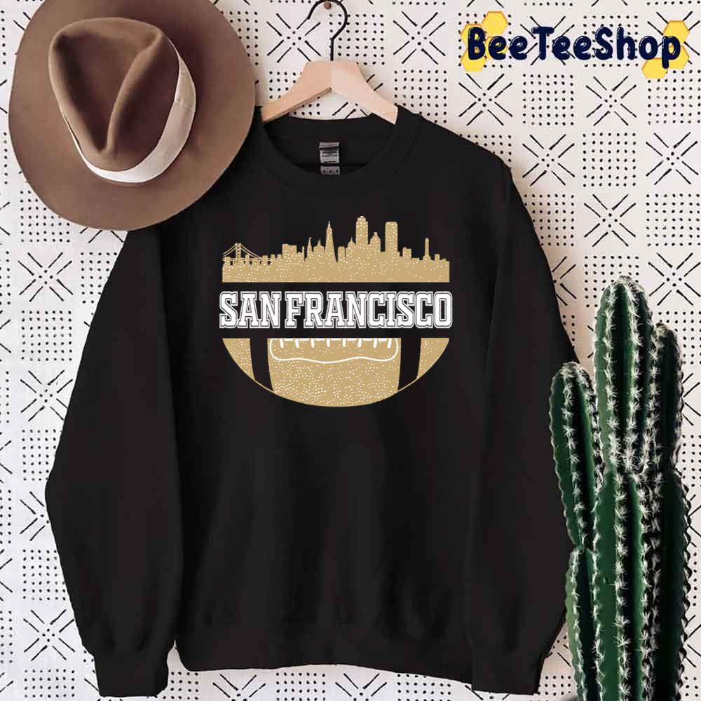 Retro Vintage Skyline San Francisco 49ers Football Unisex Sweatshirt Retro Vintage Skyline San Francisco 49ers Football Unisex Sweatshirt