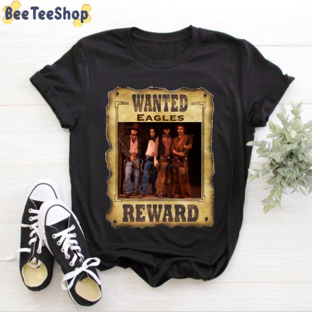 Retro Vintage Wanted Eagles Reward Unisex T-Shirt Retro Vintage Wanted Eagles Reward Unisex T-Shirt