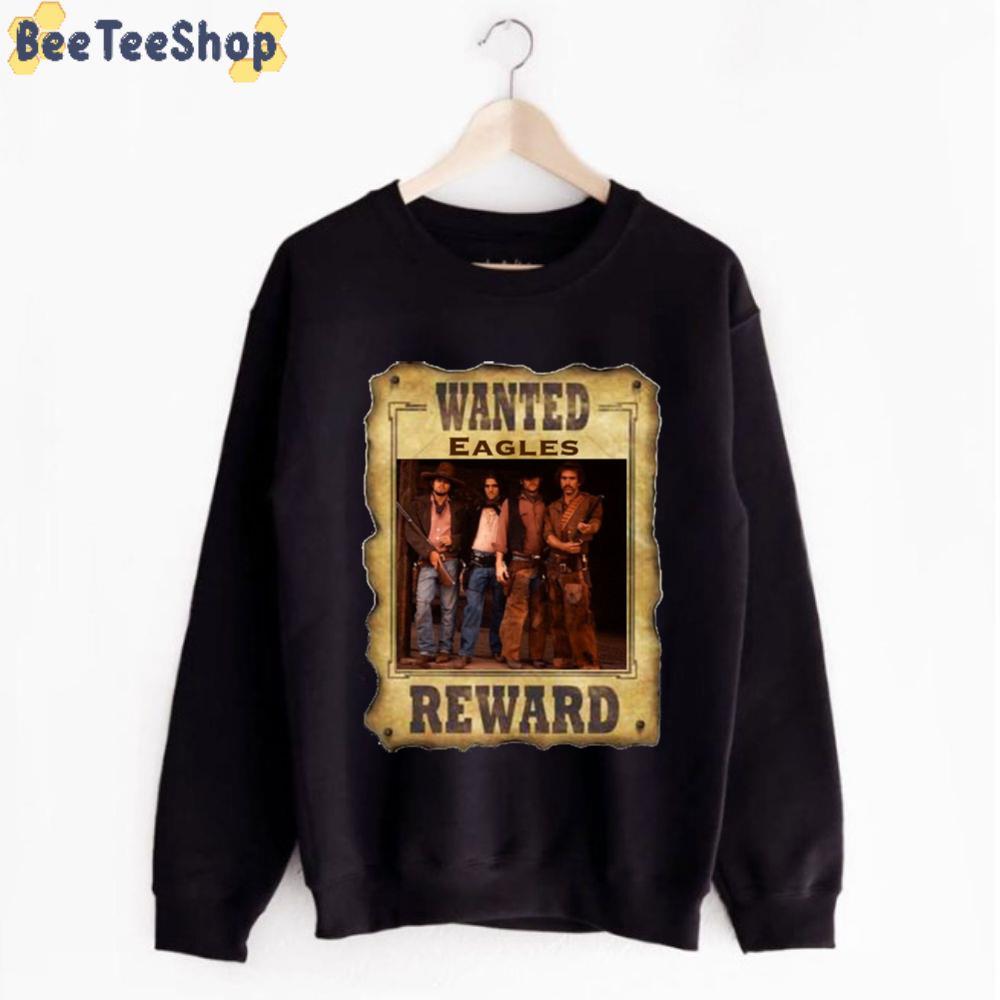 Retro Vintage Wanted Eagles Reward Unisex T-Shirt Retro Vintage Wanted Eagles Reward Unisex T-Shirt