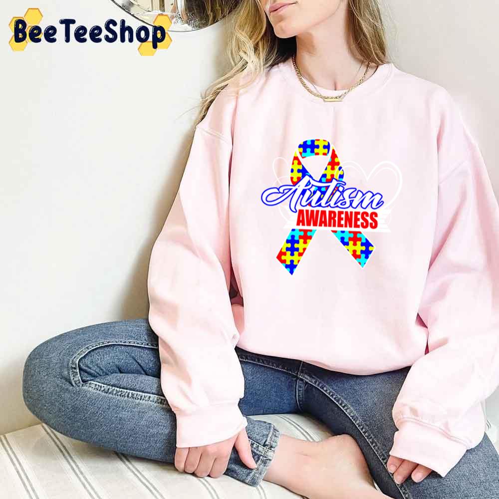 Ribbon Autism Awareness Unisex T-Shirt Ribbon Autism Awareness Unisex T-Shirt