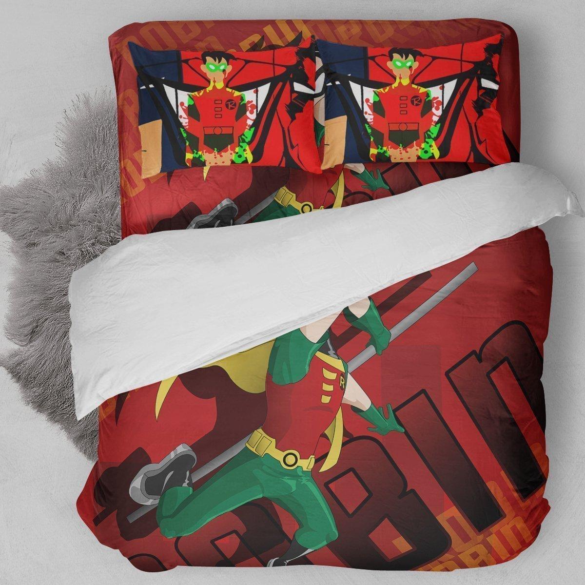 Robin Dc Comic Bedding Set Robin Dc Comic Bedding Set