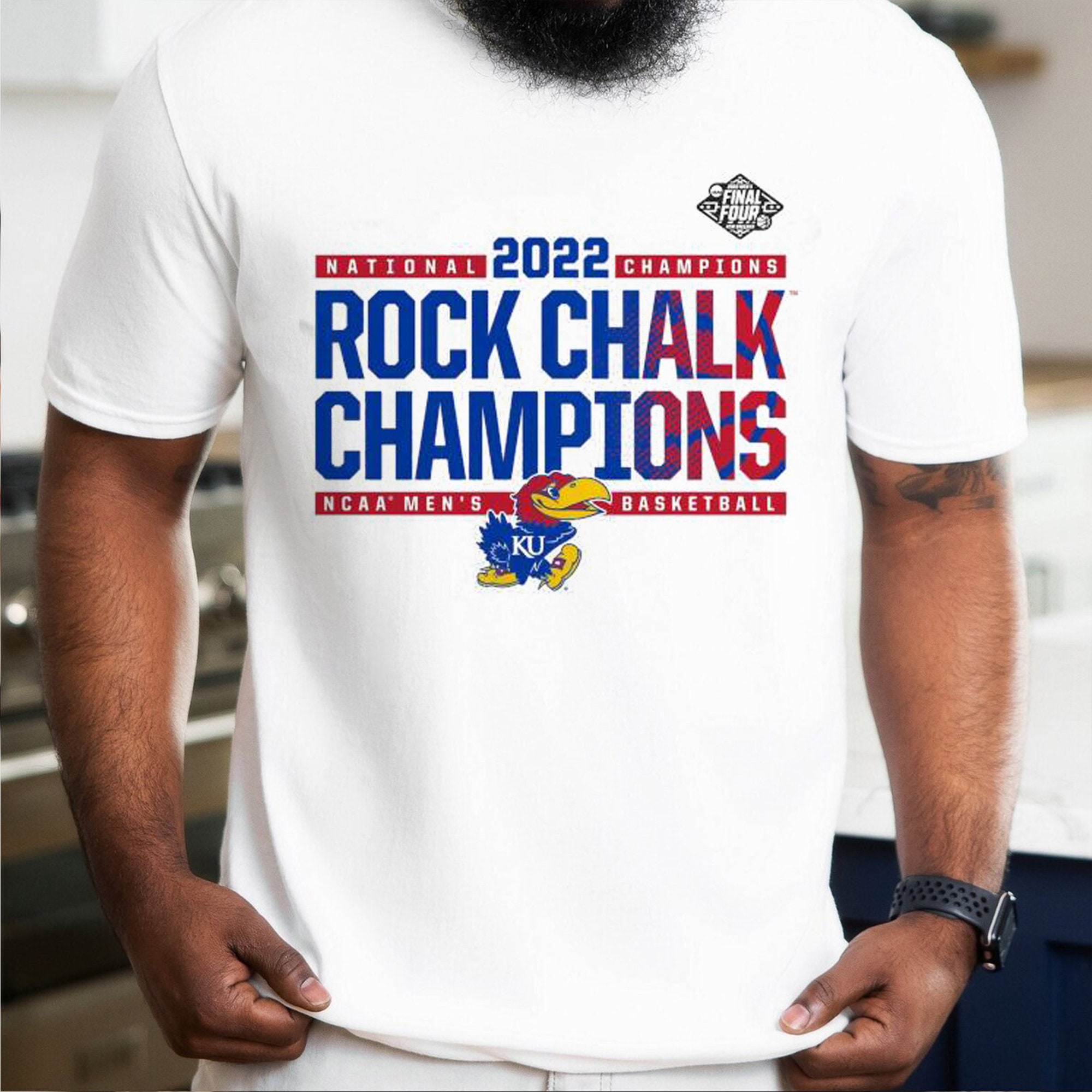 Rock Chalk Champions Kansas Jayhawks 2022 Ncaa Men’s Basketball National Champions Unisex T-Shirt Rock Chalk Champions Kansas Jayhawks 2022 Ncaa Men’s Basketball National Champions Unisex T-Shirt