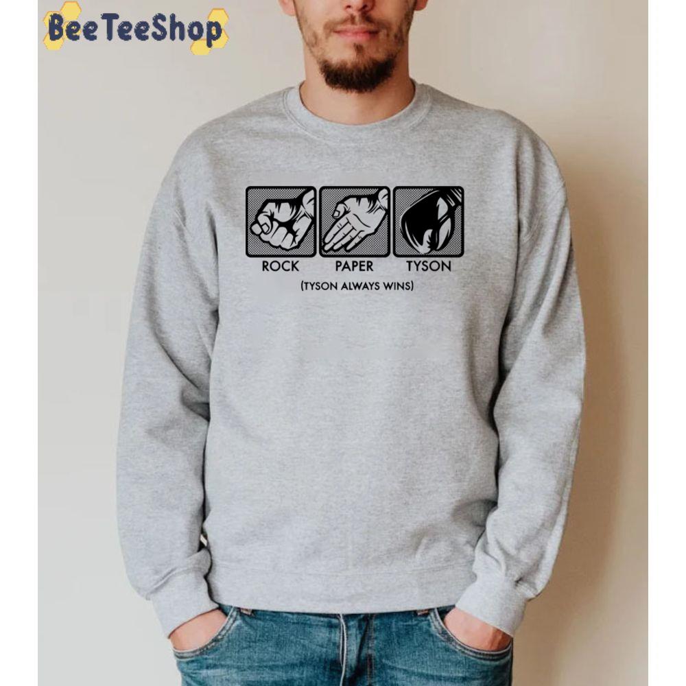 Rock Paper Tyson Boxing Unisex Sweatshirt Rock Paper Tyson Boxing Unisex Sweatshirt