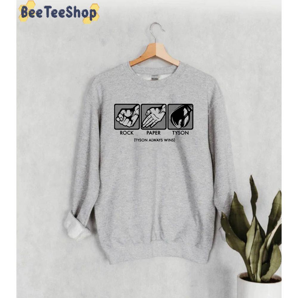 Rock Paper Tyson Boxing Unisex Sweatshirt Rock Paper Tyson Boxing Unisex Sweatshirt