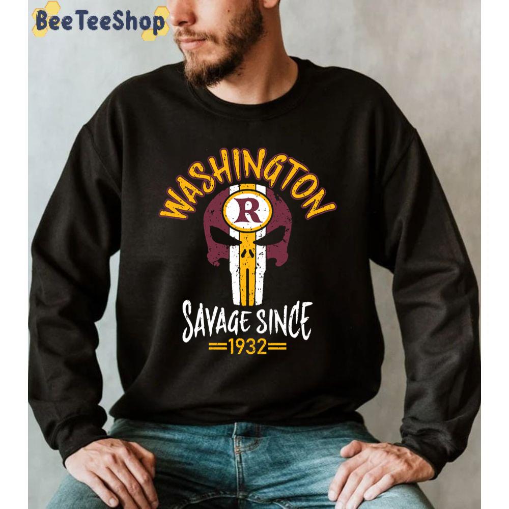 Savage Skull 1932 Washington Commanders Football Unisex Sweatshirt Savage Skull 1932 Washington Commanders Football Unisex Sweatshirt