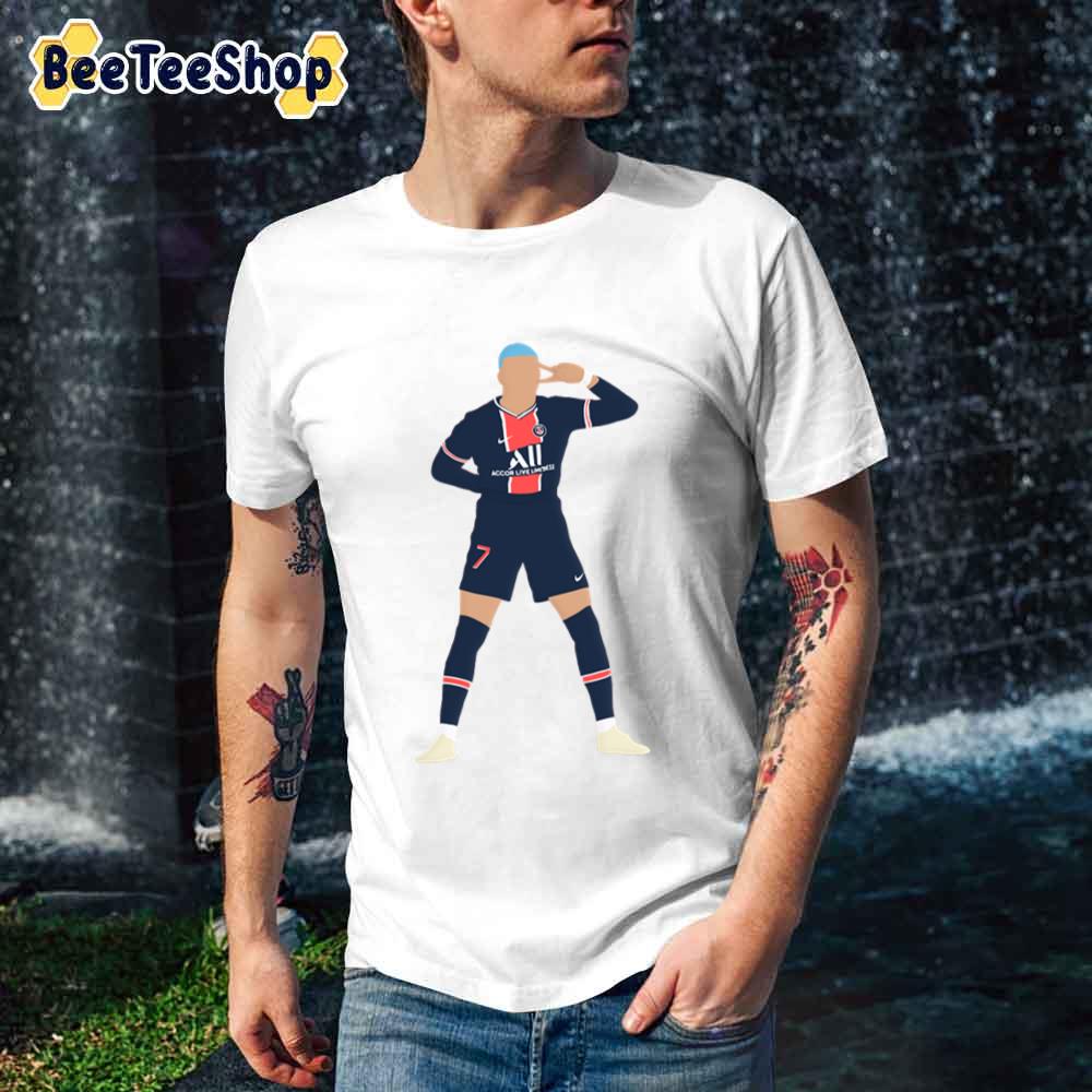 Say Hi Cute Art Mbappes Football Unisex T-Shirt Say Hi Cute Art Mbappes Football Unisex T-Shirt