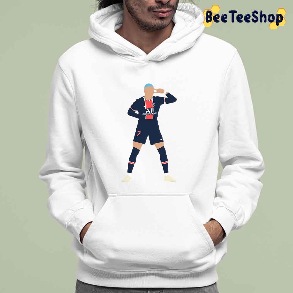 Say Hi Cute Art Mbappes Football Unisex T-Shirt Say Hi Cute Art Mbappes Football Unisex T-Shirt