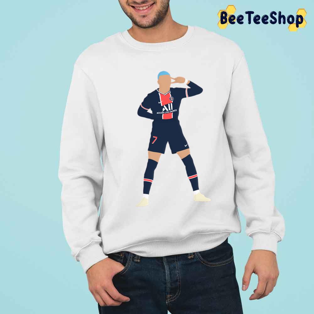 Say Hi Cute Art Mbappes Football Unisex T-Shirt Say Hi Cute Art Mbappes Football Unisex T-Shirt