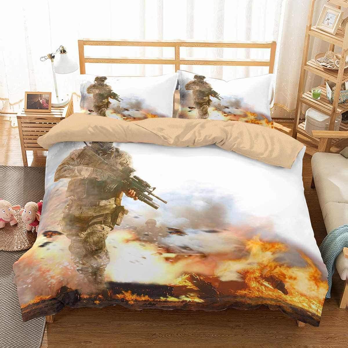 Scene Modern Warfare Call Of Duty Bedding Set Scene Modern Warfare Call Of Duty Bedding Set