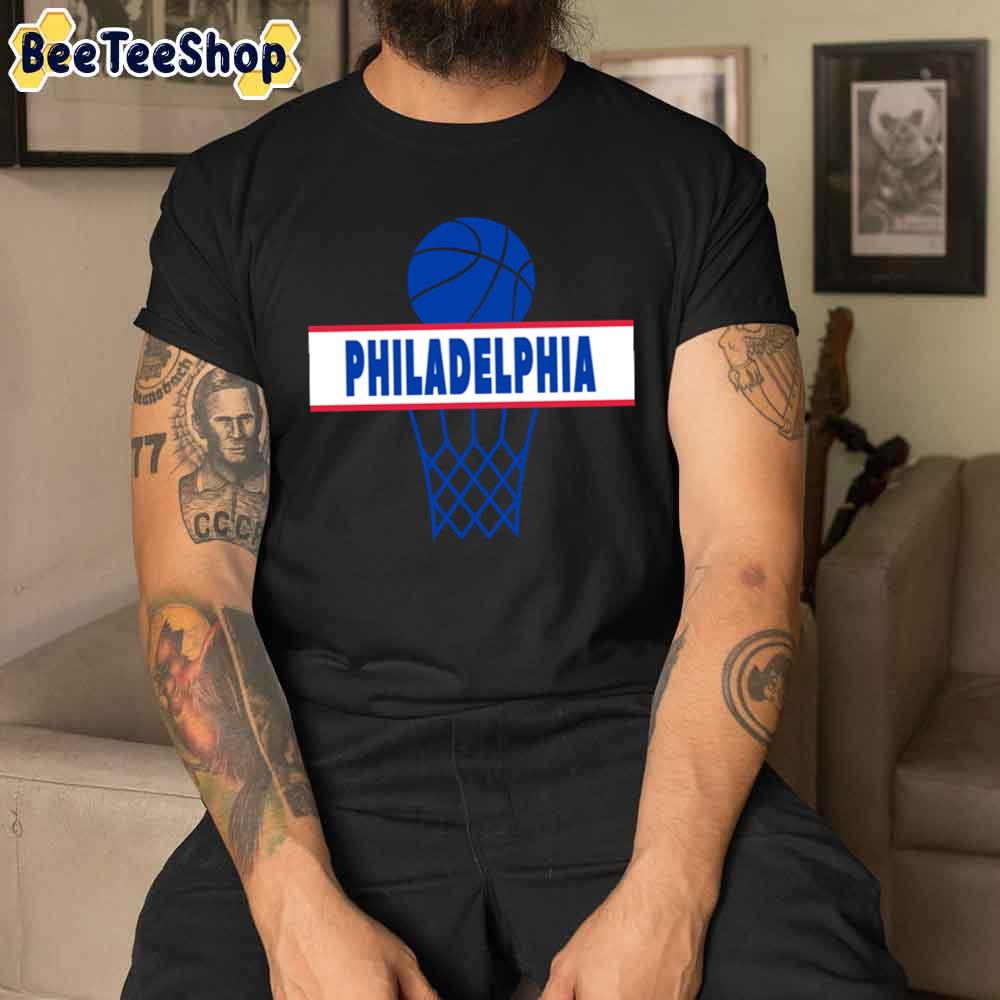 Simple Logo Philadelphia 76ers Basketball Unisex T-Shirt Simple Logo Philadelphia 76ers Basketball Unisex T-Shirt