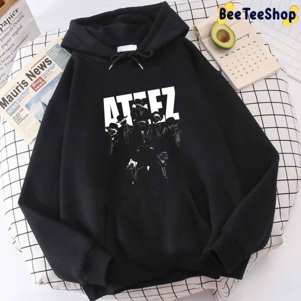 Simple Style Ateez Unisex Hoodie Simple Style Ateez Unisex Hoodie