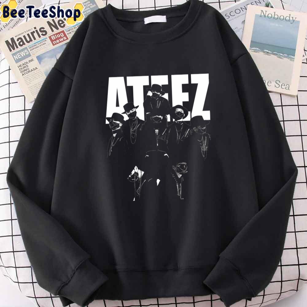 Simple Style Ateez Unisex Hoodie Simple Style Ateez Unisex Hoodie