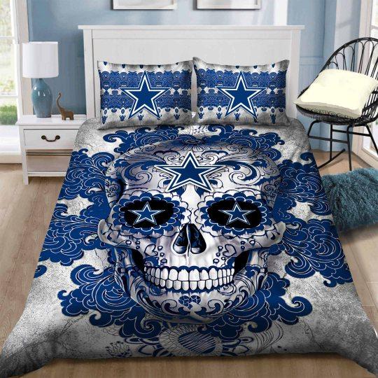 Skull Dallas Cowboys Bedding Set Skull Dallas Cowboys Bedding Set