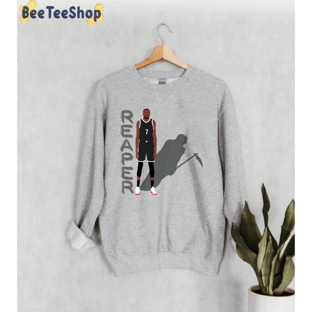 Slim Reaper Brooklyn Nets Writing Kevin Durant Basketball Sport Unisex Sweatshirt Slim Reaper Brooklyn Nets Writing Kevin Durant Basketball Sport Unisex Sweatshirt