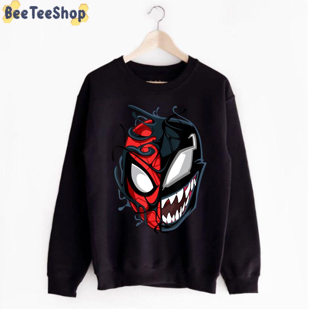 Spider Man Mix Face Unisex T-Shirt Spider Man Mix Face Unisex T-Shirt
