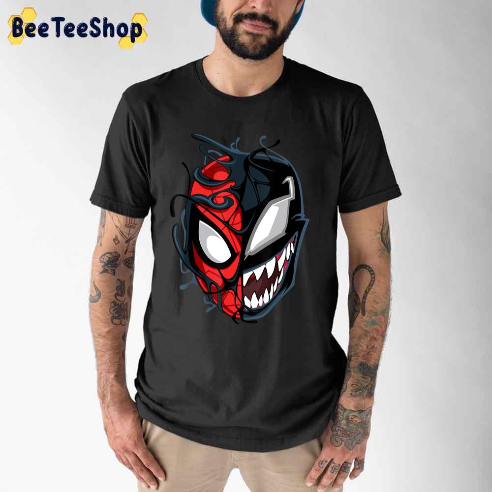 Spider Man Mix Face Unisex T-Shirt Spider Man Mix Face Unisex T-Shirt