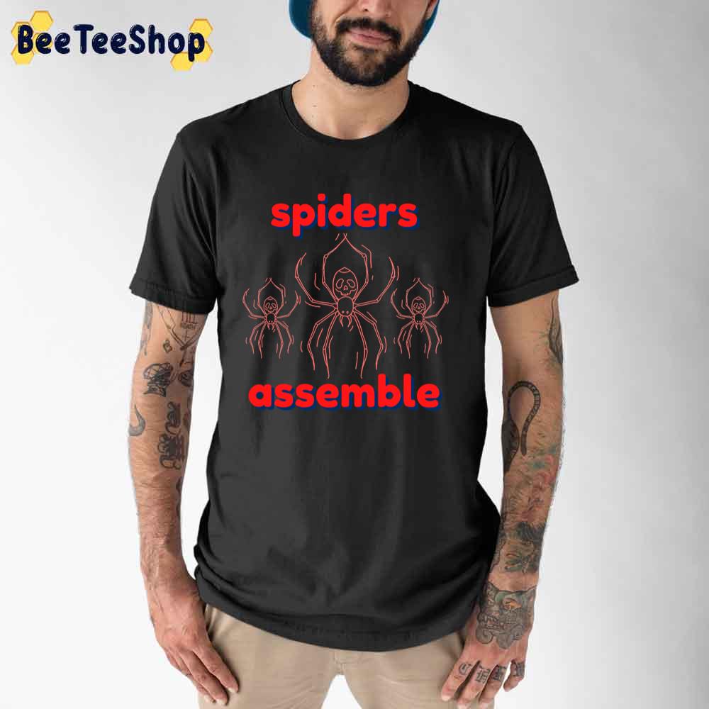 Spiders Assemble Unisex T-Shirt Spiders Assemble Unisex T-Shirt