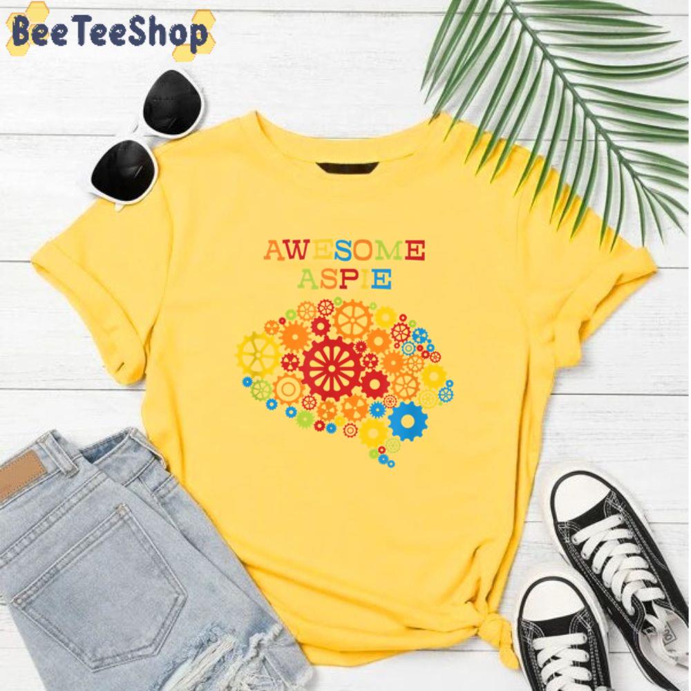 Steampunk Autistic Genius Brain Autism Awareness Unisex T-Shirt Steampunk Autistic Genius Brain Autism Awareness Unisex T-Shirt
