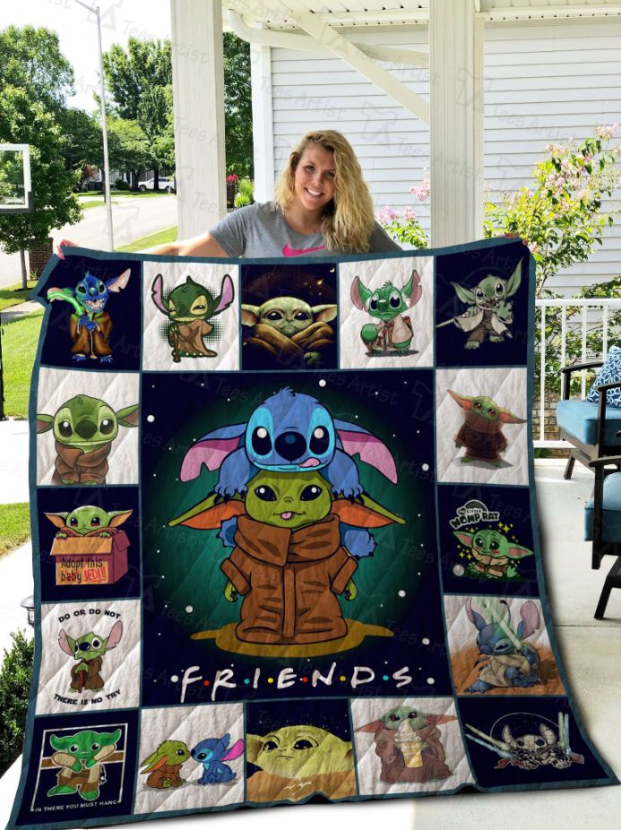 Stitch And Yoda Quilt Blanket Stitch And Yoda Quilt Blanket