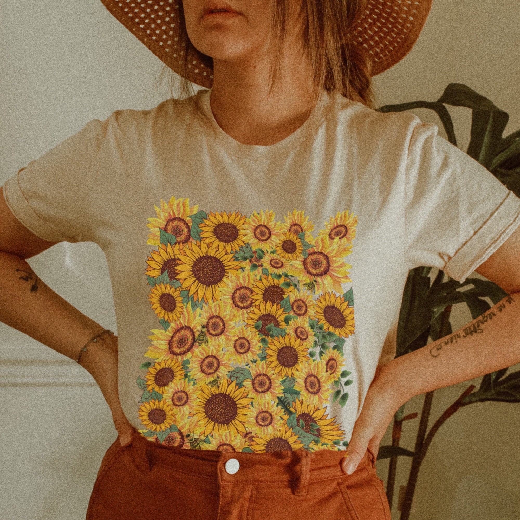 Sunflowers Vintage Unisex T-Shirt Sunflowers Vintage Unisex T-Shirt