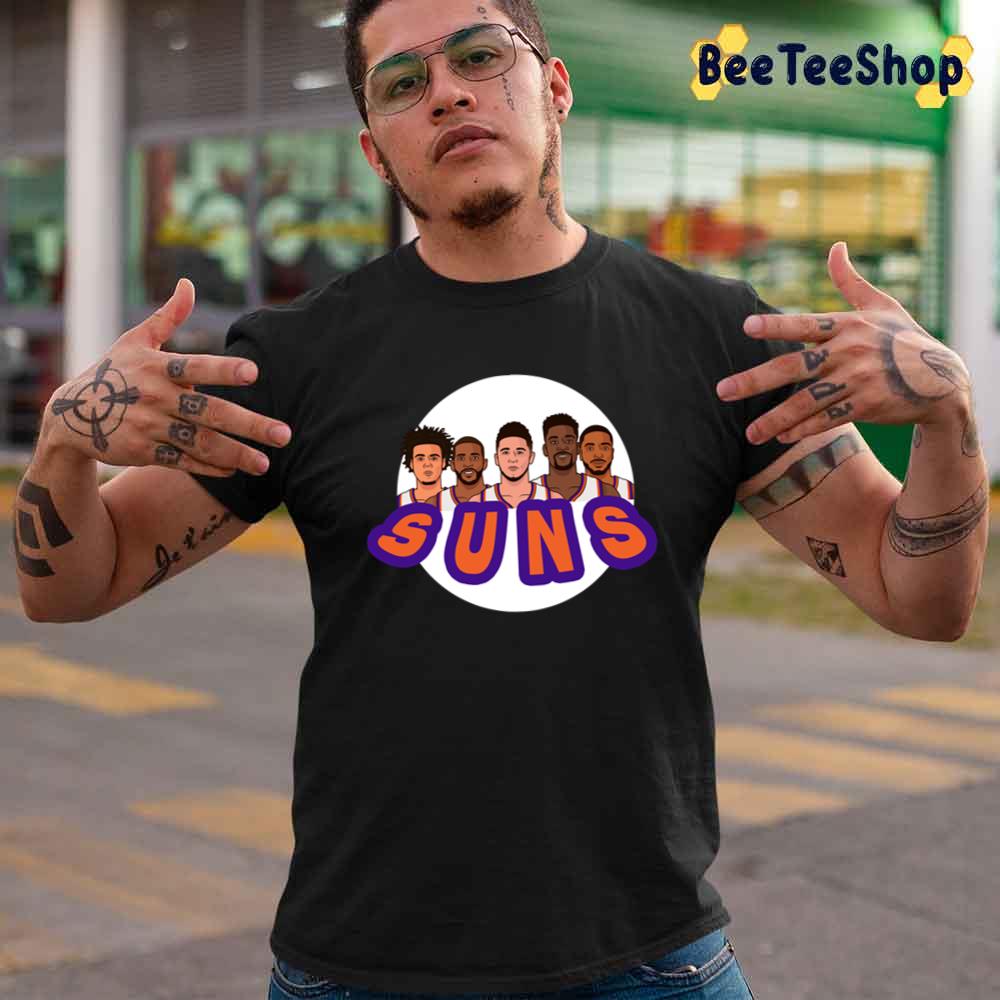 Suns Dbook Booker Cp3 Ayton Cam Johnson Phoenix Phoenix Suns Basketball Unisex T-Shirt Suns Dbook Booker Cp3 Ayton Cam Johnson Phoenix Phoenix Suns Basketball Unisex T-Shirt