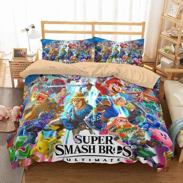 Super Smash Bros Ultimate Bedding Set Super Smash Bros Ultimate Bedding Set