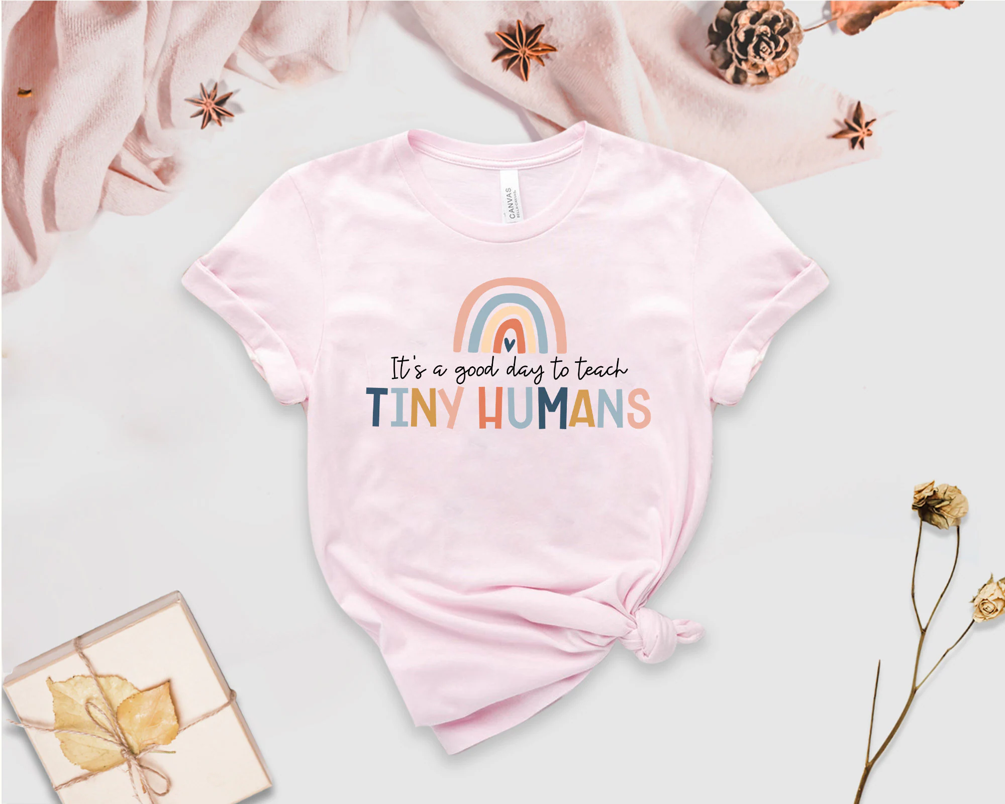 Sweet Rainbow It's A Good Day To Teach Tiny Humans Teacher Unisex T-Shirt Sweet Rainbow It's A Good Day To Teach Tiny Humans Teacher Unisex T-Shirt