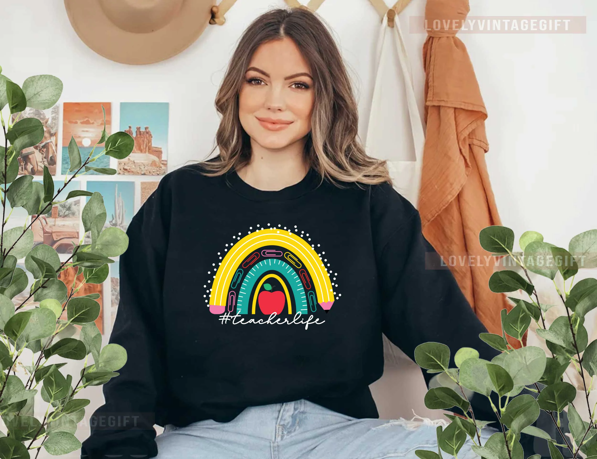 Sweet Rainbow Teacherlife Unisex T-Shirt Sweet Rainbow Teacherlife Unisex T-Shirt