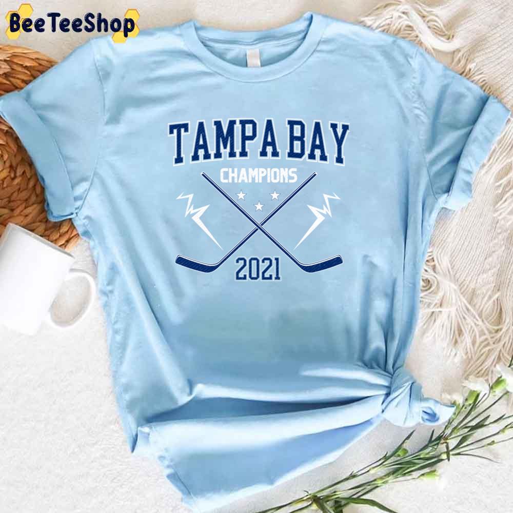 Tampa Bay Champions 2021 Tampa Bay Lightning Hockey Unisex T-Shirt Tampa Bay Champions 2021 Tampa Bay Lightning Hockey Unisex T-Shirt