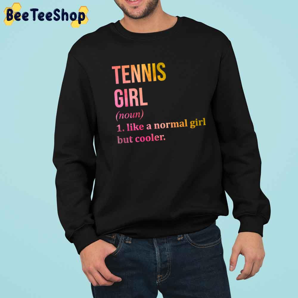 Tennis Girl Funny Quote In Watercolor Sport Unisex T-Shirt Tennis Girl Funny Quote In Watercolor Sport Unisex T-Shirt