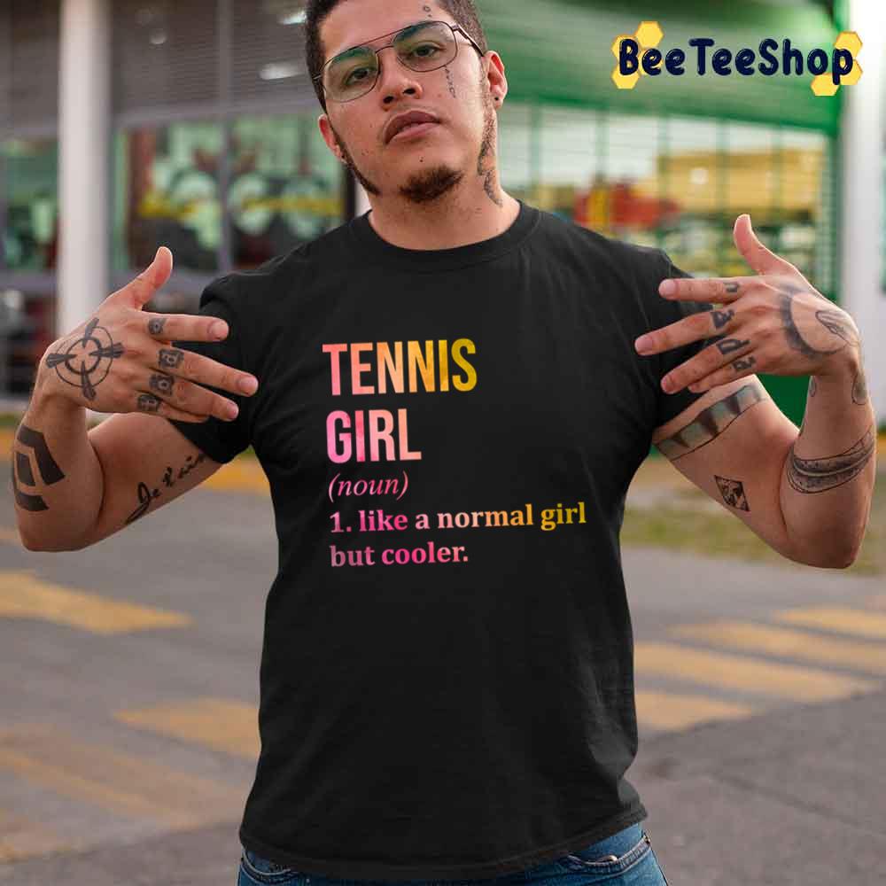 Tennis Girl Funny Quote In Watercolor Sport Unisex T-Shirt Tennis Girl Funny Quote In Watercolor Sport Unisex T-Shirt