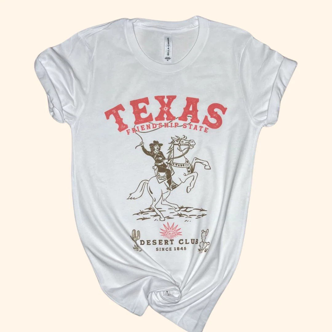 Texas Friendship Graphic Tee T-Shirt Texas Friendship Graphic Tee T-Shirt