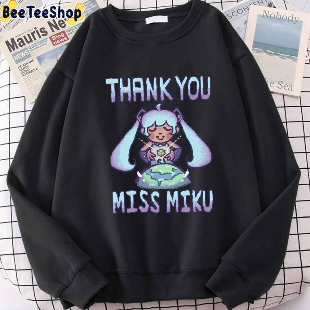 Thank You Miss Hatsune Miku Unisex Hoodie Thank You Miss Hatsune Miku Unisex Hoodie