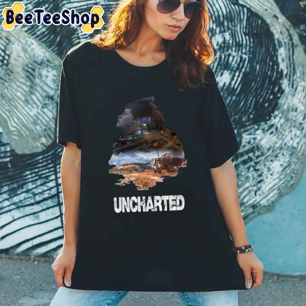 The Game Graphic Uncharted Unisex T-Shirt The Game Graphic Uncharted Unisex T-Shirt