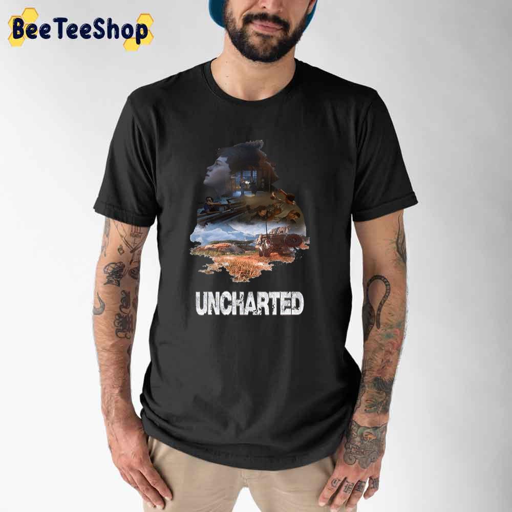 The Game Graphic Uncharted Unisex T-Shirt The Game Graphic Uncharted Unisex T-Shirt