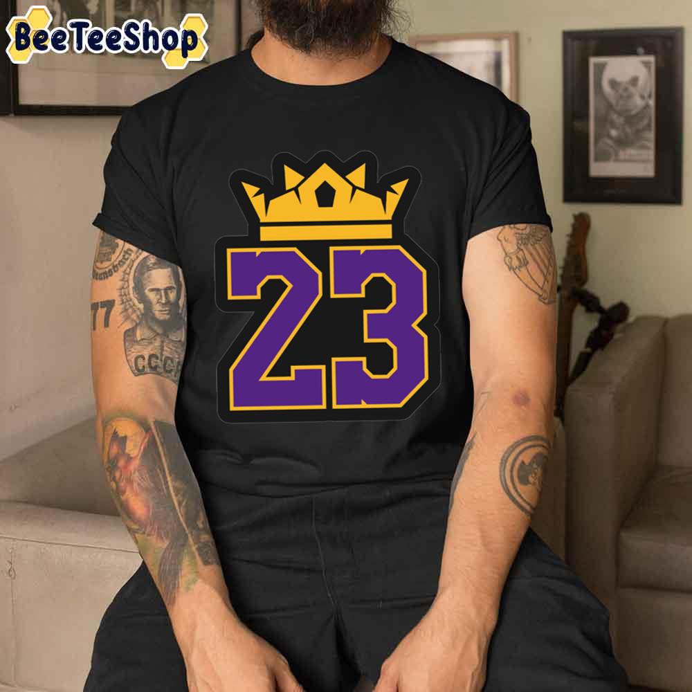 The King Is Back Los Angeles Lakers Basketball Unisex T-Shirt The King Is Back Los Angeles Lakers Basketball Unisex T-Shirt