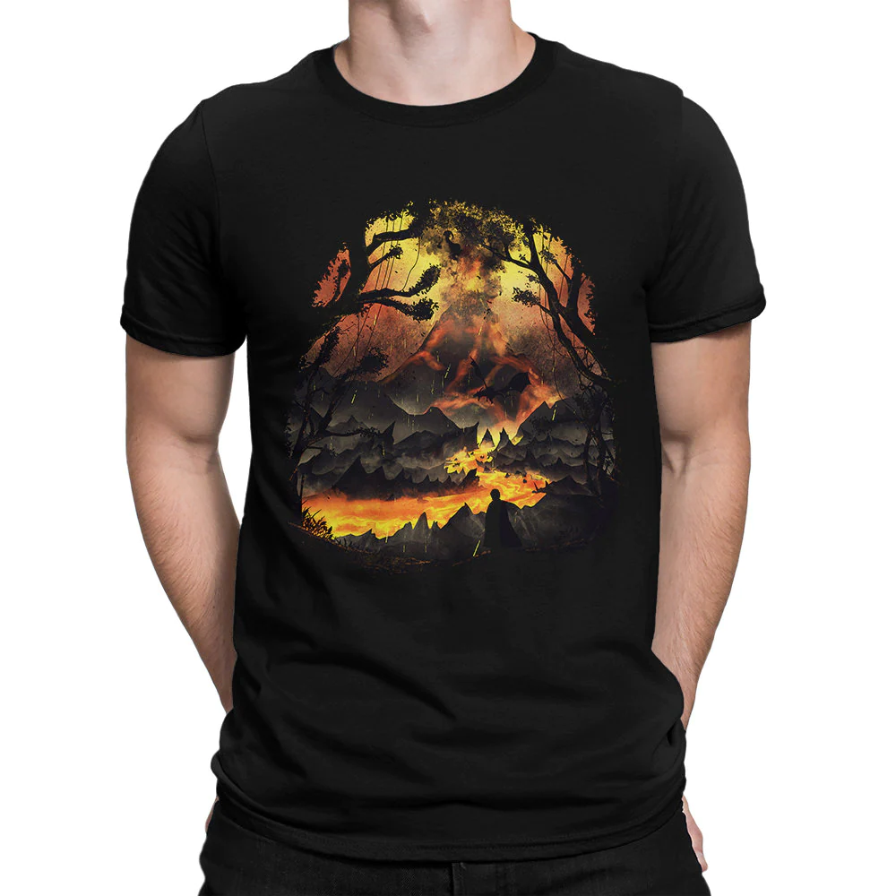 The Lord Of The Rings Mount Doom T-Shirt The Lord Of The Rings Mount Doom T-Shirt
