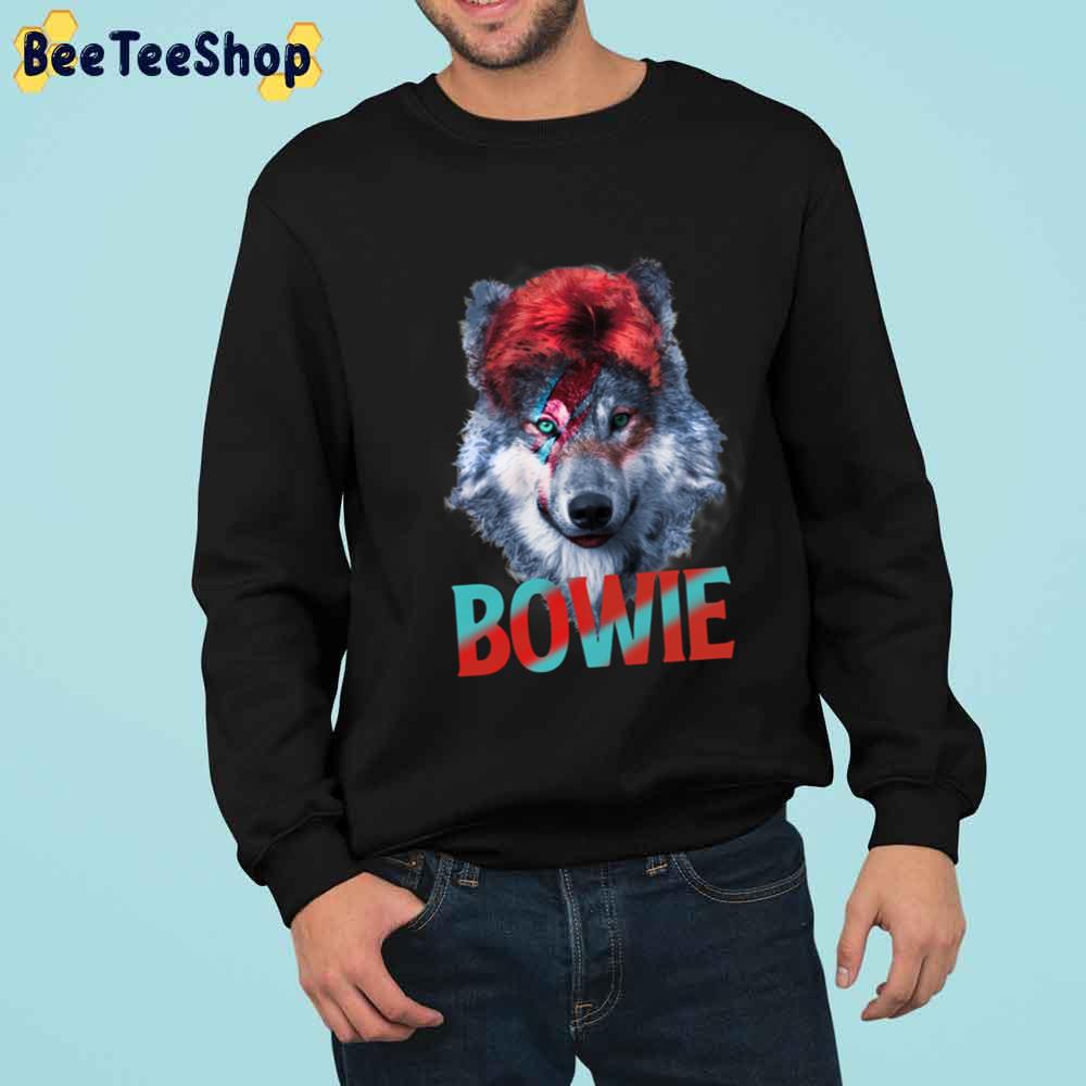 The Magnificent Wolf Of David Bowie Unisex T-Shirt The Magnificent Wolf Of David Bowie Unisex T-Shirt
