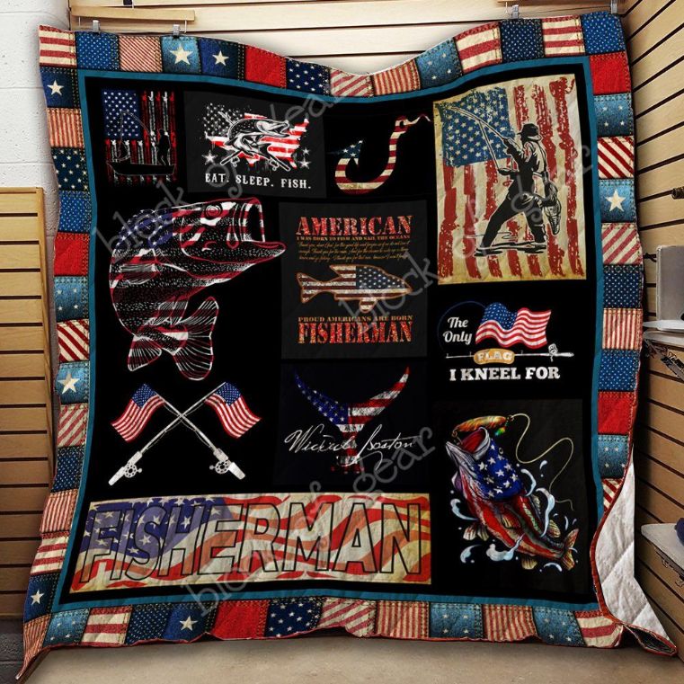 The Only Flag I Kneel For Quilt Blanket The Only Flag I Kneel For Quilt Blanket