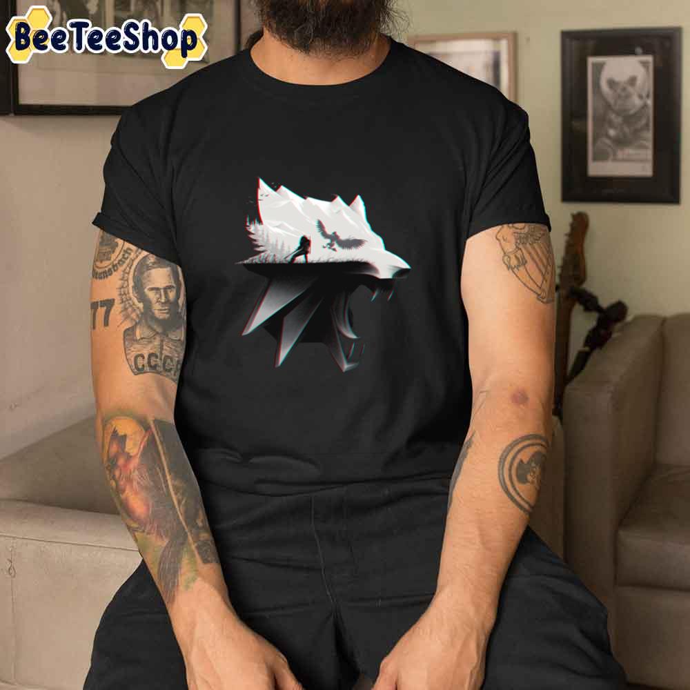 The White Wolf The Witcher Unisex T-Shirt The White Wolf The Witcher Unisex T-Shirt