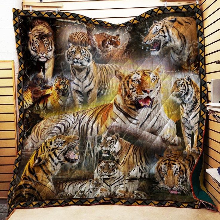 Tiger Quilt Blanket Tiger Quilt Blanket