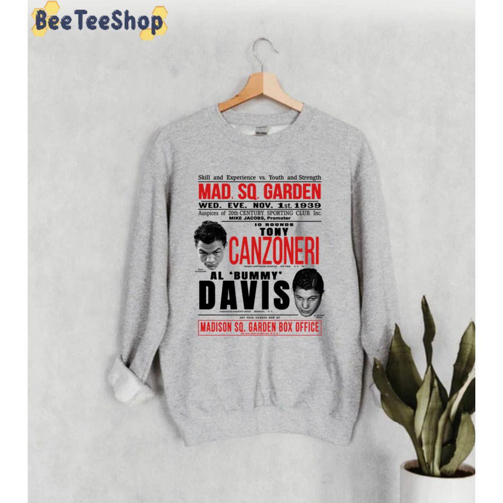 Tony Canzoneri Vs Bummy Davis Boxing Unisex Sweatshirt Tony Canzoneri Vs Bummy Davis Boxing Unisex Sweatshirt